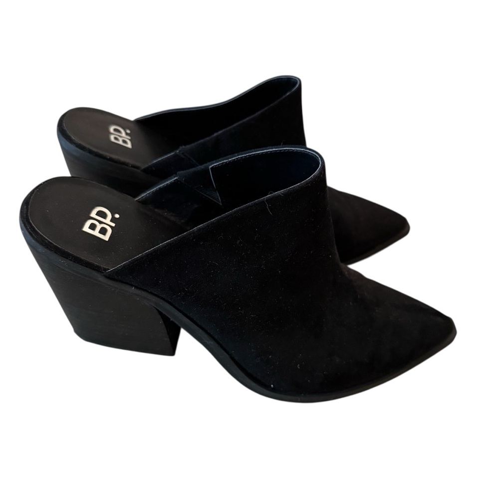 bp Women's 7 Black Mules Heels